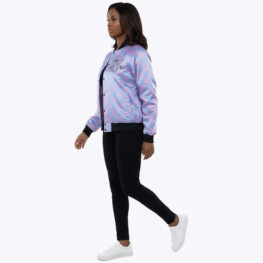 GAMMA PHI DELTA SQUARE COLOR JACKET FOR WOMEN.