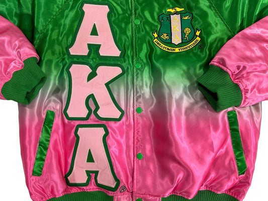 Alpha Kappa Alpha Rainbow Bomber Jacket