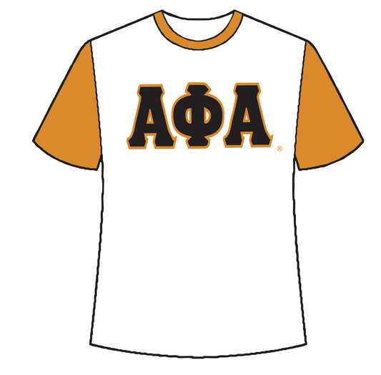 Alpha Gold sleeve Tee shirt