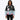 BLACK AND SKY GAMMA PHI DELTA RAINBOW BOMBER JACKET FOR WOMEN