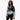 BLACK AND SKY GAMMA PHI DELTA RAINBOW BOMBER JACKET FOR WOMEN