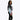 BLACK AND SKY GAMMA PHI DELTA RAINBOW BOMBER JACKET FOR WOMEN