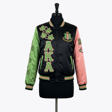 Alpha Kappa Alpha Bomber Jacket Ivy Leaf & Pearl 1908