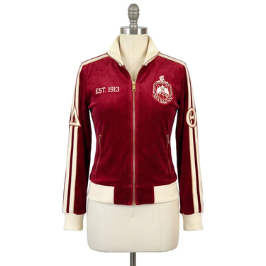 Delta Sigma Theta Crimson Velvet Track Jacket
