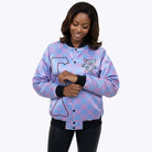 GAMMA PHI DELTA SQUARE COLOR JACKET FOR WOMEN.
