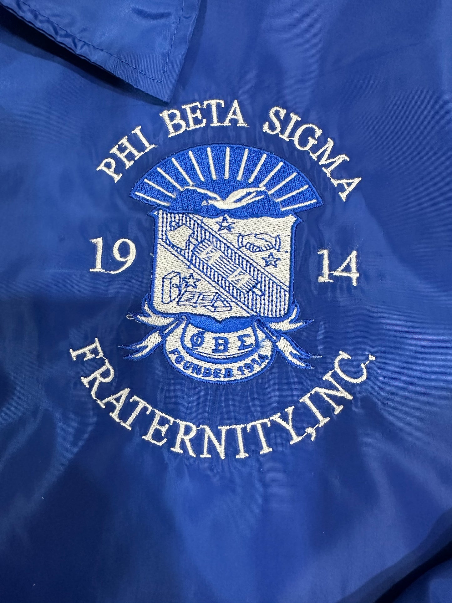 Phi Beta Sigma Waterproof Royal Coach jacket