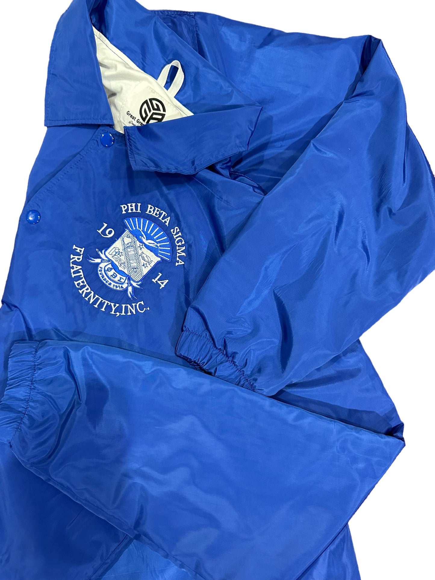 Phi Beta Sigma Waterproof Royal Coach jacket