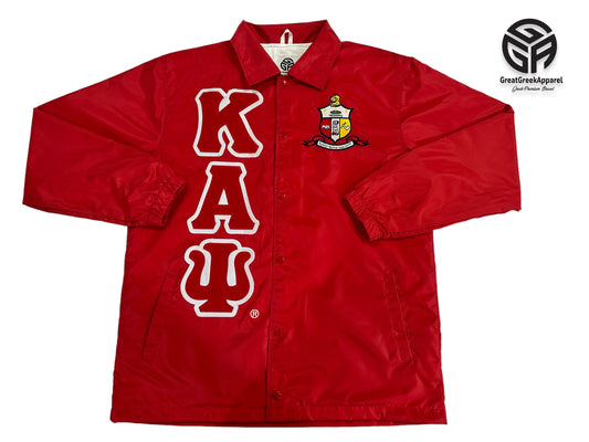 Kappa Waterproof Red Hot Coach jacket