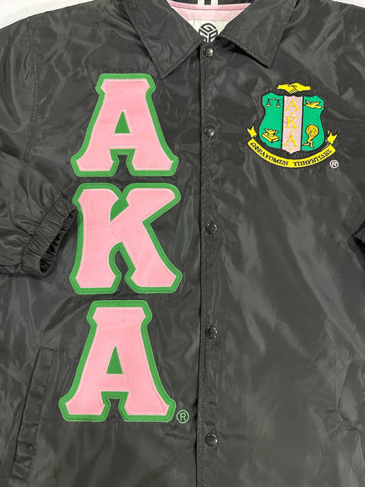 AKA Waterproof Black Coach jacket