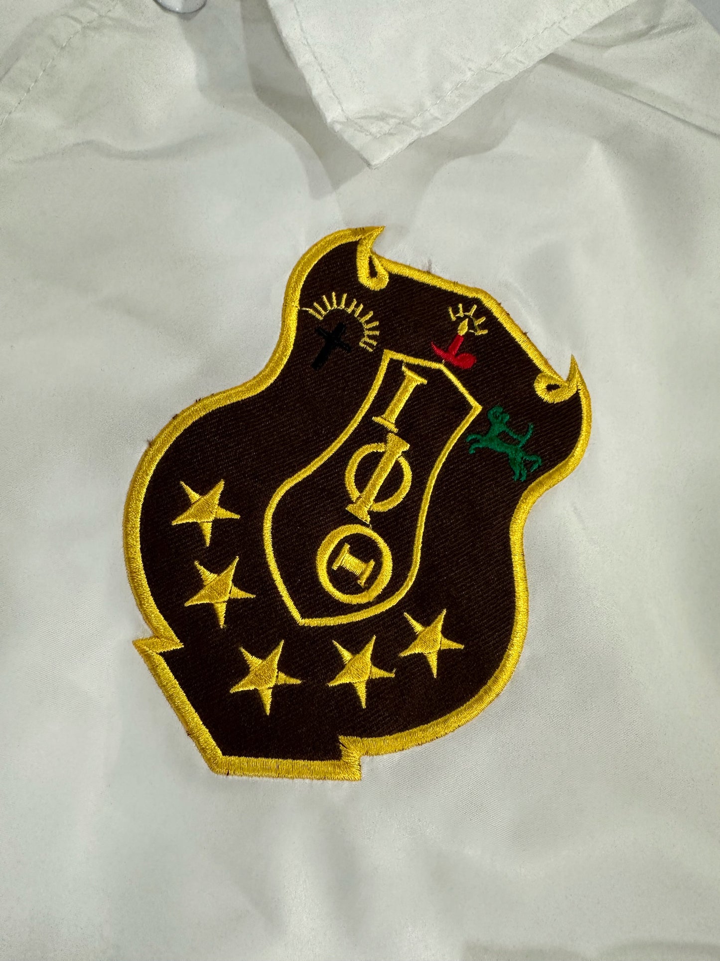 lota Waterproof white Coach jacket