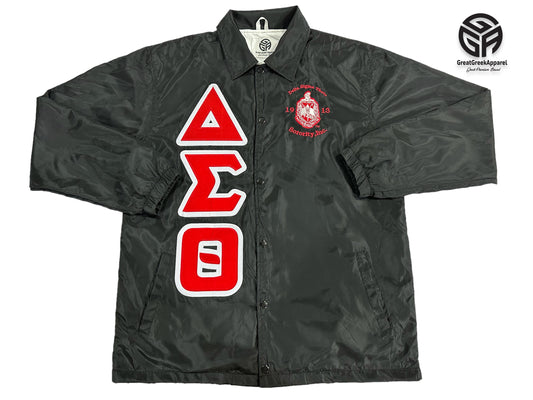 Delta Waterproof Black Coach jacket
