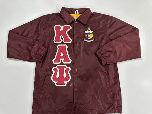 Kappa Alpha Psi Waterproof Black Coach jacket