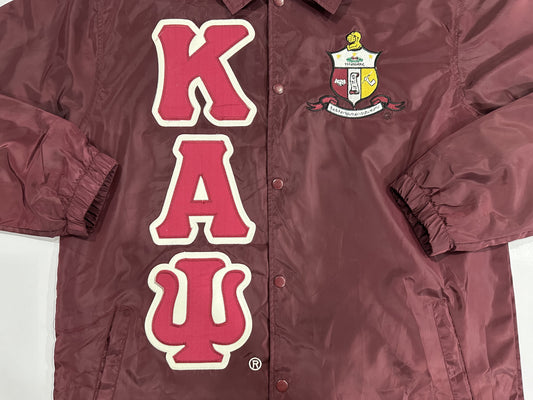 Kappa Alpha Psi Waterproof Black Coach jacket