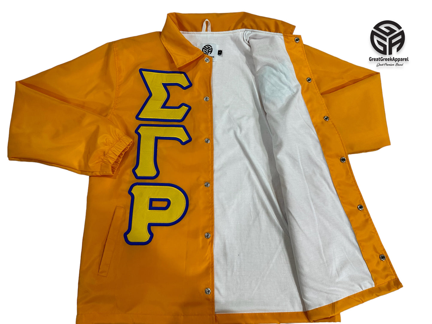 Sigma Gamma Rho Waterproof Gold Coach jacket