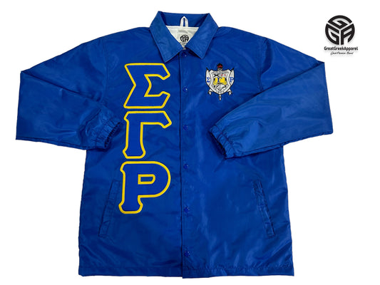 Sigma Gamma Rho Waterproof Royal Coach jacket