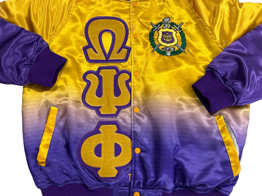 Omega Psi Phi Rainbow Bomber Jacket