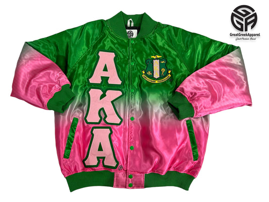Alpha Kappa Alpha Rainbow Bomber Jacket