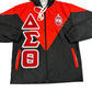 Delta Sigma Theta Full Zipper Outer windbreaker