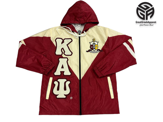 Kappa Alpha Psi Full Zipper  Outer windbreaker