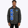 Kappa Kappa Psi Coach Jacket - Waterproof Black Jacket for Men, Durable and Stylish