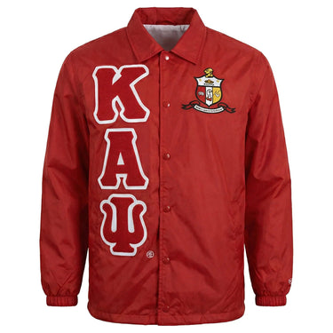 Kappa Alpha Psi Red Nylon Coach Jacket
