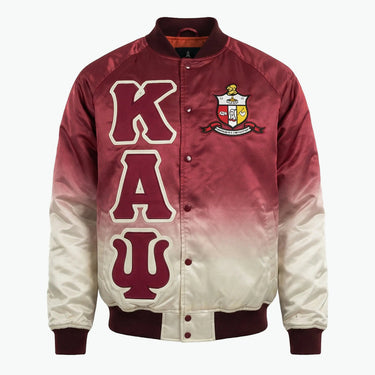 Kappa Alpha Psi Ombre Satin Bomber Jacket