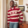 Kappa Alpha Psi Knit Sweater Striped Shawl Collar for Stylish Comfort on Any Occasion