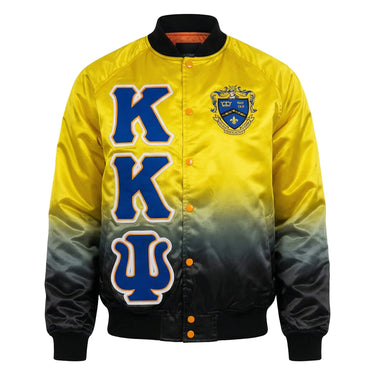 Kappa Kappa Psi Gold Black Ombre Bomber Jacket