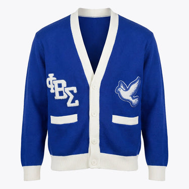 Phi Beta Sigma 1914 Knit Cardigan – Embroidered Letters & Dove Patch