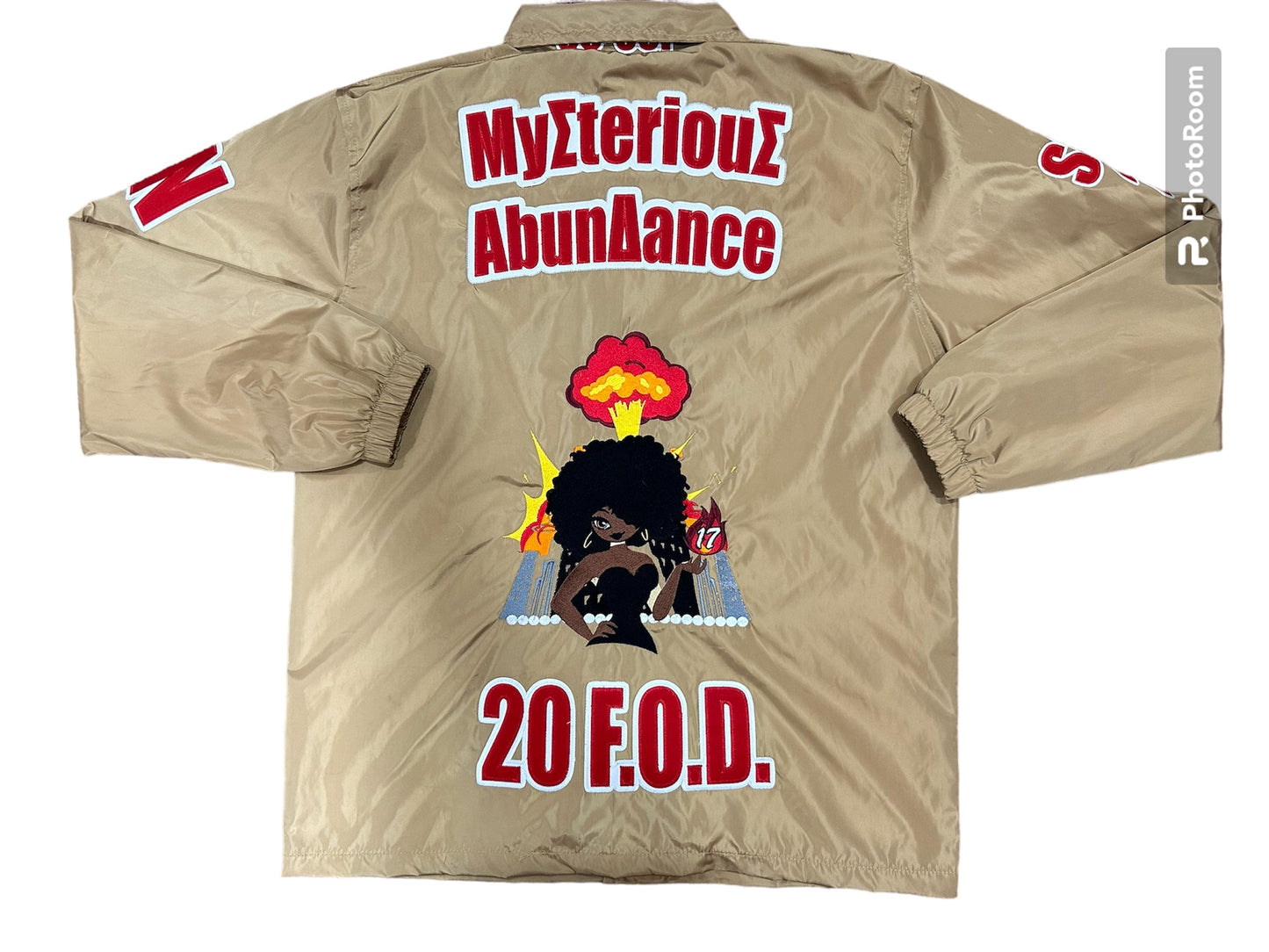Delta Big Embroidery coach jackets