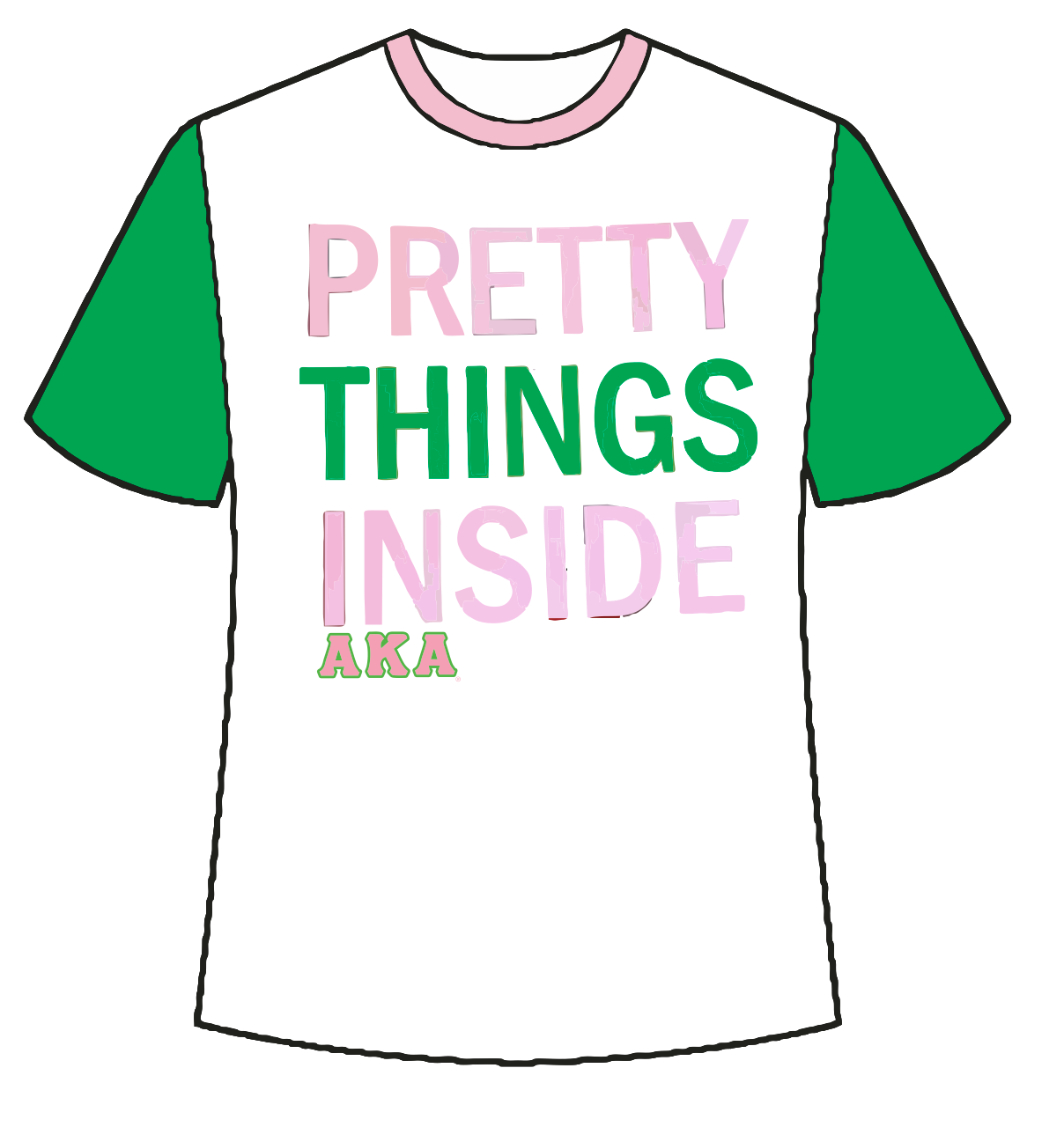 AKA premium Tee shirt