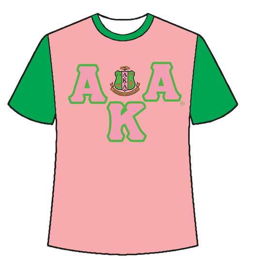 AKA Crest embroidery Tee shirt