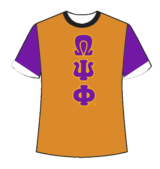 omega Gold Tee shirt