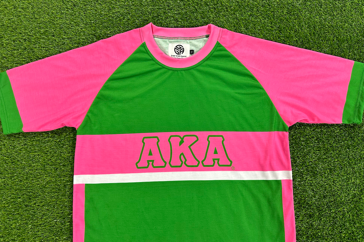 ALPHA KAPPA ALPHA (AKA) SOCCER SUMMER STYLE TEE SHIRT