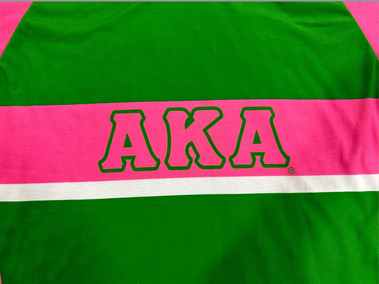 ALPHA KAPPA ALPHA (AKA) SOCCER SUMMER STYLE TEE SHIRT