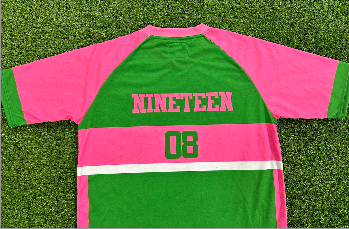 ALPHA KAPPA ALPHA (AKA) SOCCER SUMMER STYLE TEE SHIRT