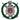 Omega Psi Phi badge with shield, Greek letters, laurel wreath, and crossed swords emblem